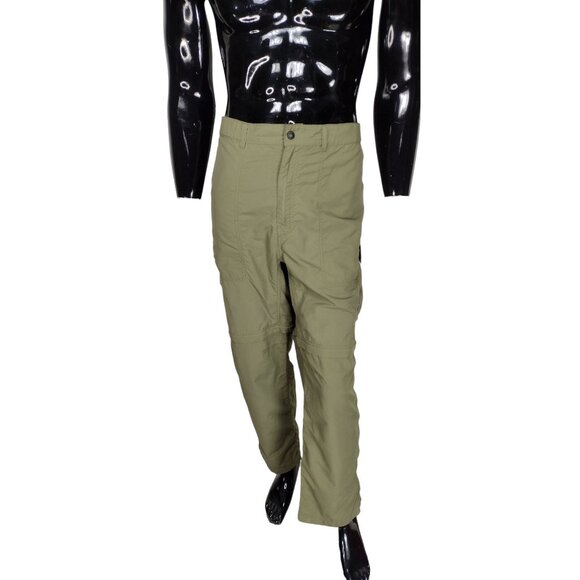 REI Men's Green Cargo Ankle Zip Convertible Utility Cargo Pants Size XL … - Picture 3 of 9